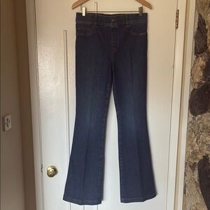 Spanx Dark Blue Women's Flared Jeans